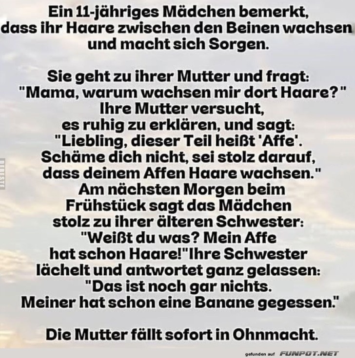 Affe oder Banane? Der kindliche Haar-Detektiv!