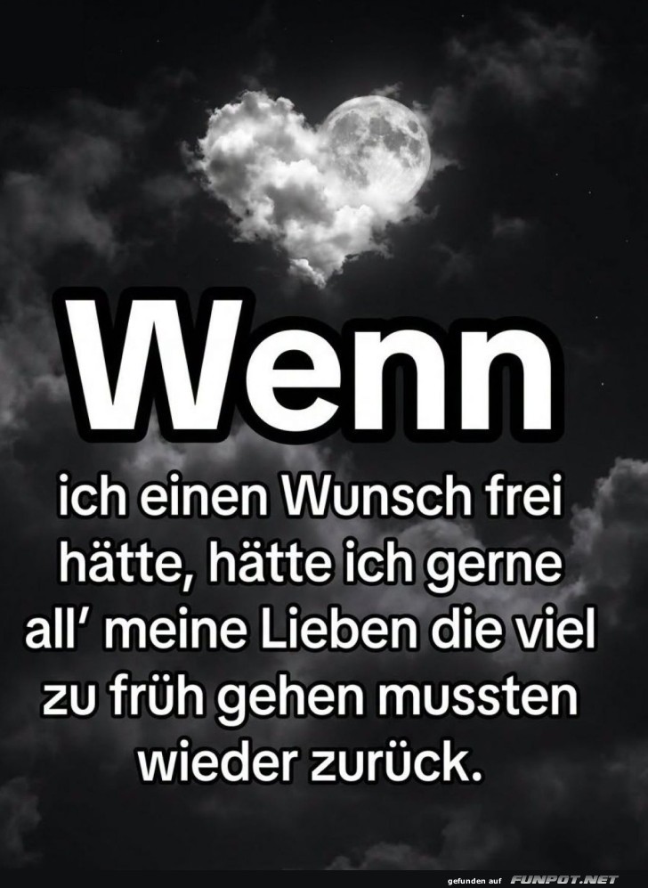Wünsche und Wolken: Ein Herz am Himmel