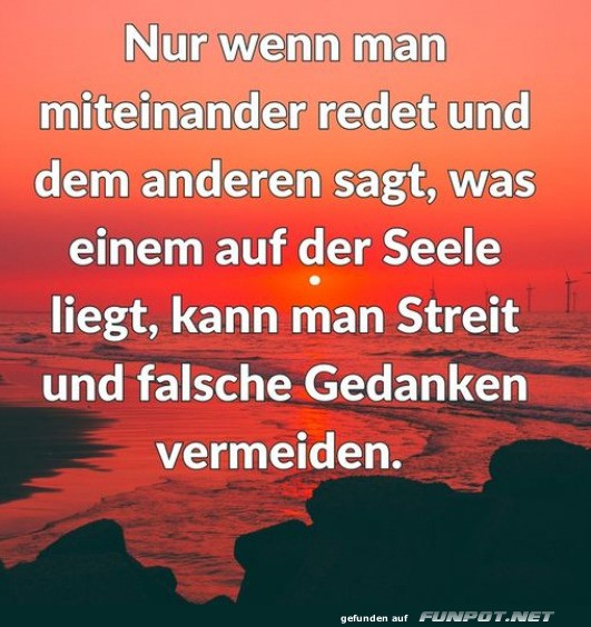 Reden rettet den Tag