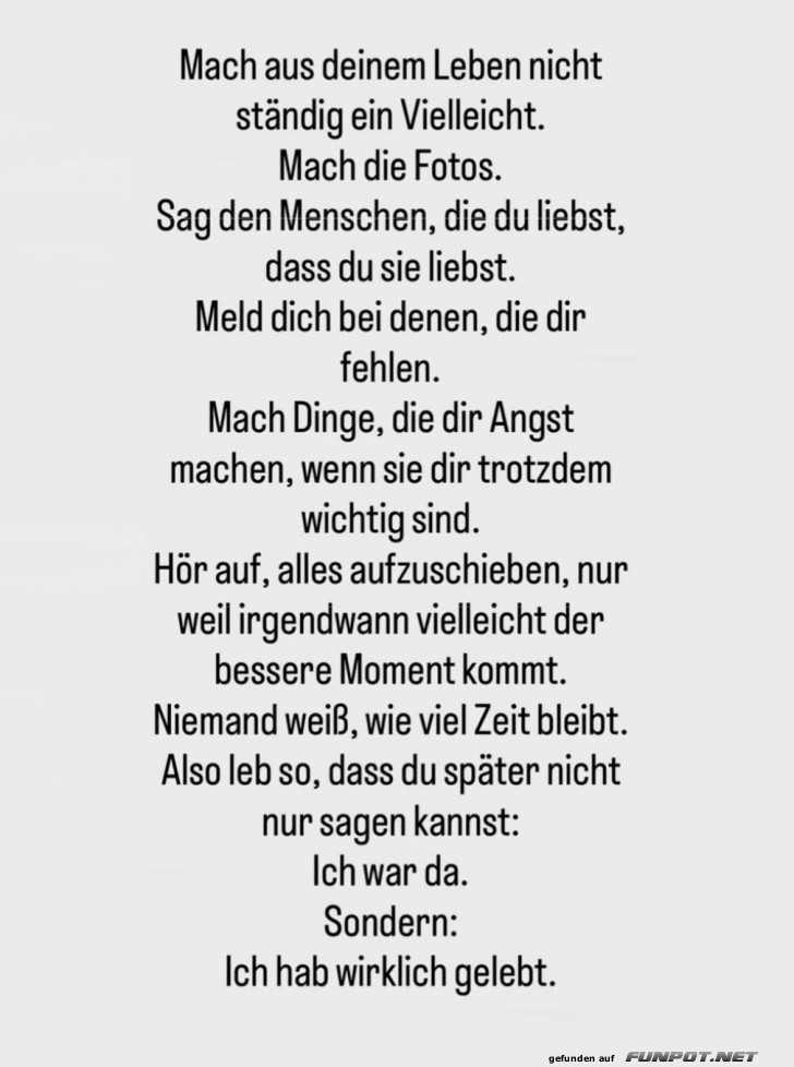 Carpe Diem für Moderne Abenteurer!