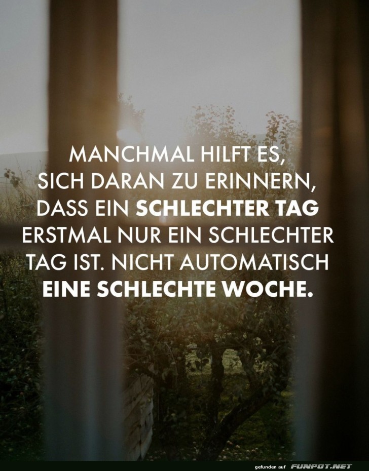 Wenn der Montag nicht die ganze Woche ruiniert