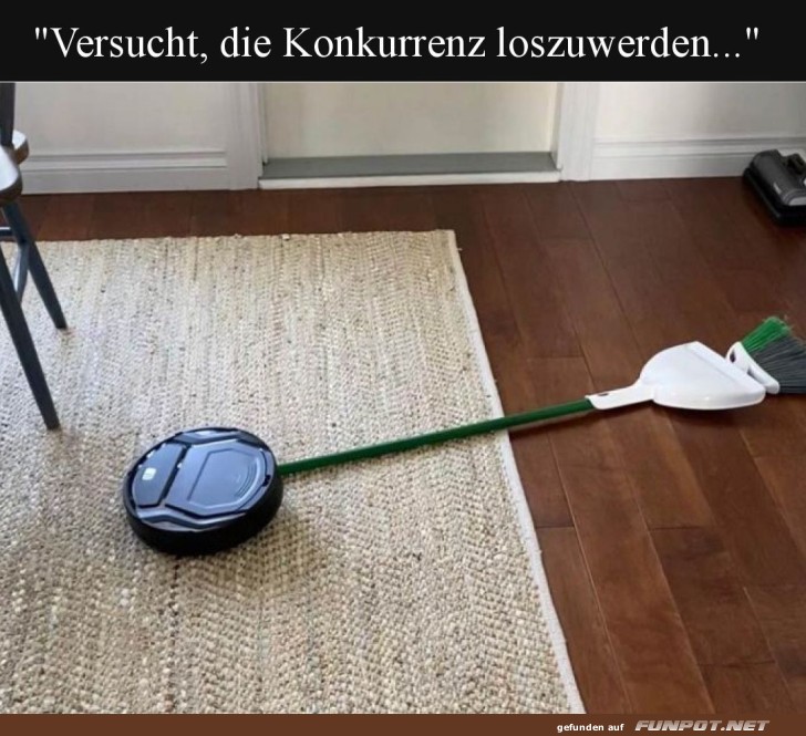 Wenn der Staubsauger den Besen �berlistet