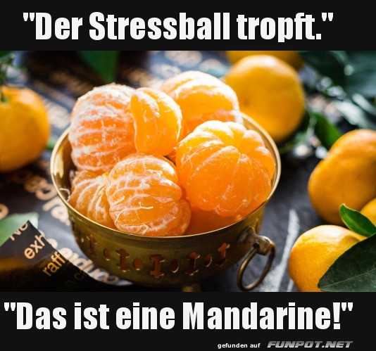 Wenn der Stressball lecker wird