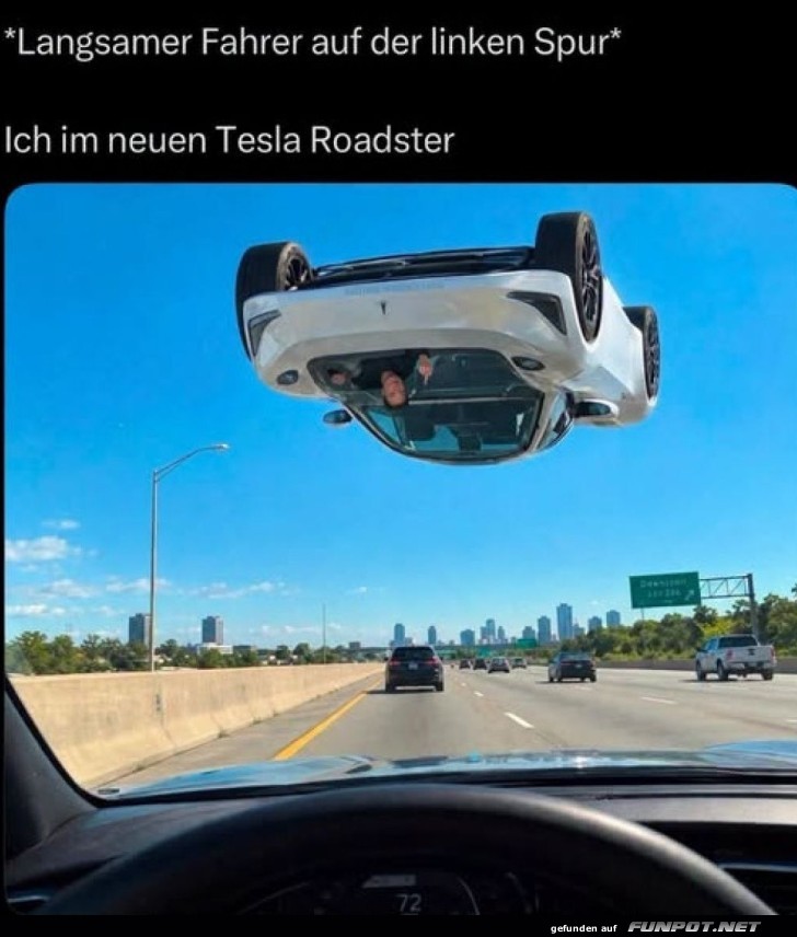 Der Tesla, der fliegen konnte!