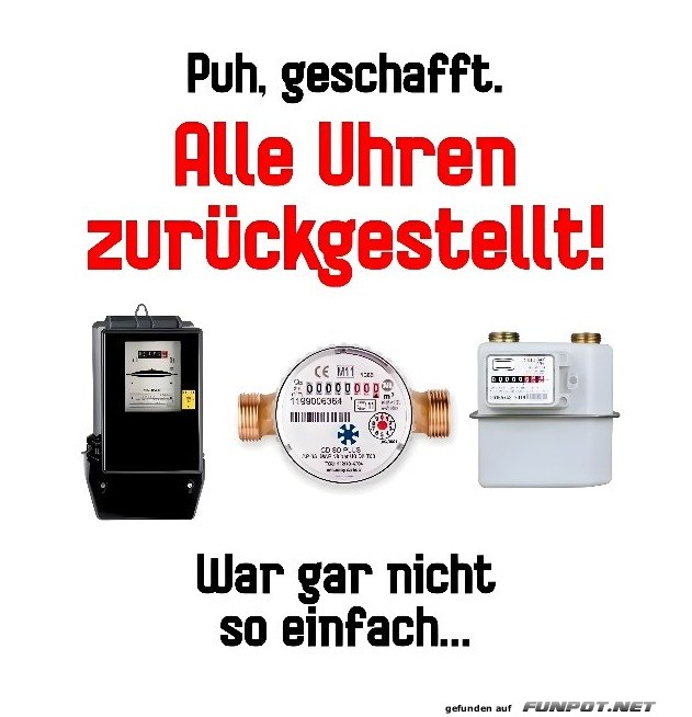 Neue Zeitrechnung: Zähler statt Uhren!