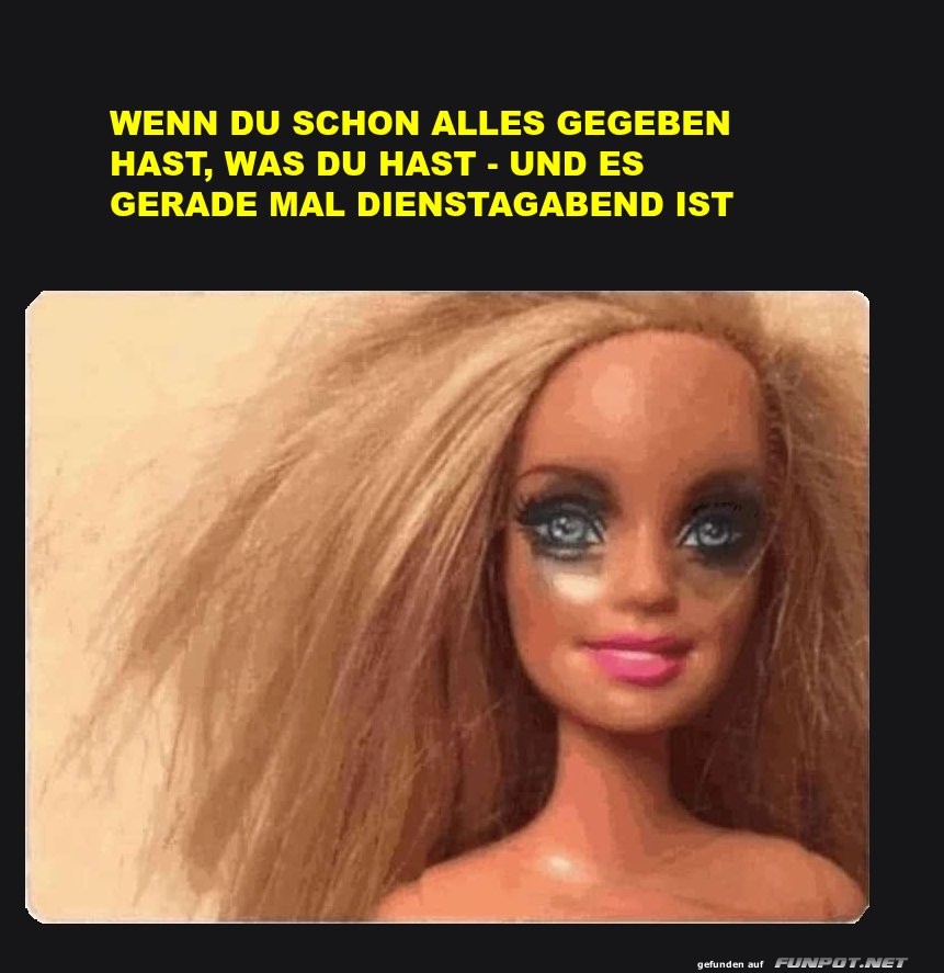 Dienstagsheldin im Make-up-Dilemma
