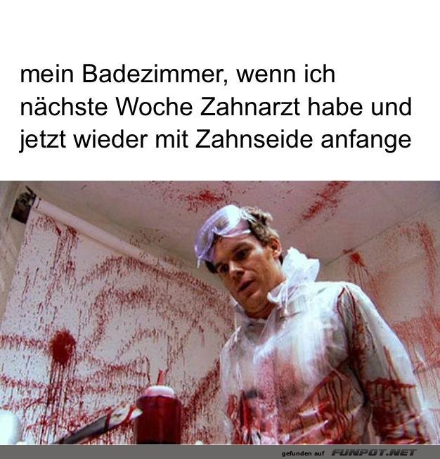 Zahnseide-Abenteuer: Jetzt wird?s blutig!