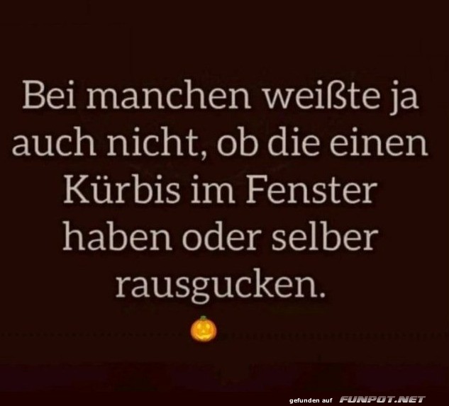 K�rbis oder Mensch? Das gro�e R�tsel!