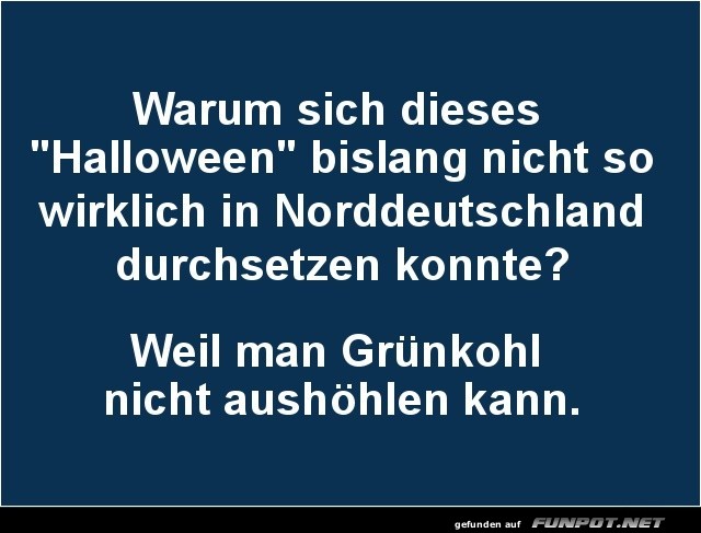 Halloween in Norddeutschland