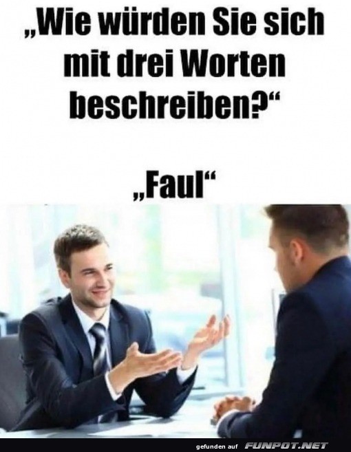 Sich selber beschreiben