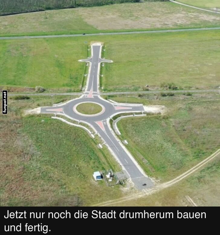Der einsamste Kreisverkehr der Welt