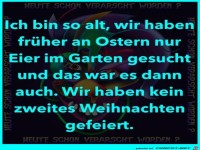 Ostern frueher und heute