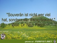 Souver�n ist nicht, wer viel hat...