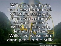 Willst du gross sein