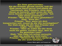 Ein Dieb geht beichten