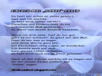 Gedicht - Danke Mama