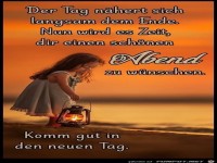 Der Tag naehert sich am Abend