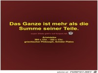 Das Ganze ist mehr als die
Summe seiner Teile