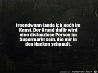 In den Nacken schnaufen