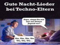 Techno-Eltern singen ein Lied