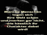 Die Welt sch�n l�gen
