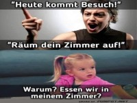 Besuch vs. Zimmer-Chaos: Wer gewinnt?