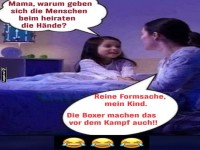 Hochzeit oder Boxkampf?