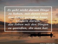 Geniee das Leben mit dem, was du hast