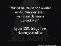 Wenn der Haar-Gummi aufgibt!