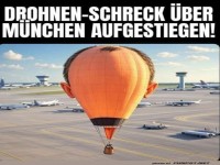 Fliegende K�pfe �ber Bayern!
