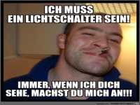 ich bin ein Lichtschalter