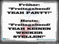 Frueher am Freitagabend