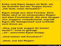 Erika und Egon liegen im Bett......