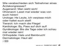 Lustige Arzt-Verabschiedungen