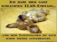 Ganz schlechten Empfang