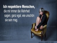 ich respektiere Mnschen,...