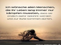 ich wünsche allen Menschen......