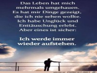 Immer wieder aufstehen