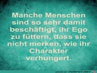 Charakter verhungert