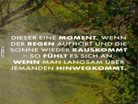 Der Moment nach dem Regen