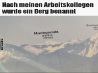 Bergkollege auf der H�henkarte