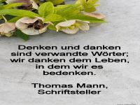 denken und danken