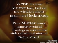 Wenn du eine Mutter bist