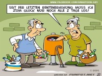 Nur noch alle 2 Tage