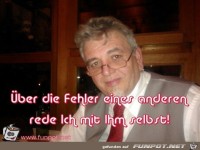 Ueber die Fehler eines anderen rede Ich mit Ihm selbst
