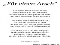 faeuer einen arsch 