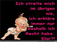 Streite mich nie
