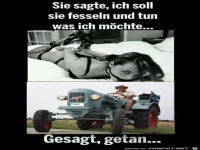 ich soll sie fesseln