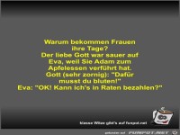 Warum bekommen Frauen ihre Tage?