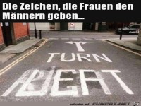Zeichen der Frauen f�r die M�nner